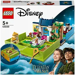 Конструктор LEGO Конструктор LEGO Disney Classic Книга пригод Пітера Пена та Венді 111 деталей (43220)