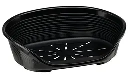 Пластиковий лежак для собак і котів Ferplast Siesta Deluxe 2 чорний 49×36×17,5 см 70202936