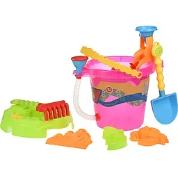 Набір для гри з піском Відерко 6 ел. рожеве Same Toy det0018430