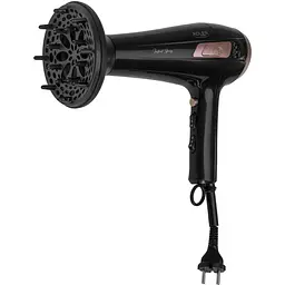 Фен Adler AD 2283 black 2400Вт/ 2 швидкості/ хол.обдув/ темп.режимів-3/ ахист від перегріву - мініатюра 3