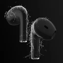 Бездротові навушники Bluetooth Haylou X1, BT5.3, ENC, IPX4, 6h, TWS Earbuds black 2024 UA UCRF - мініатюра 4