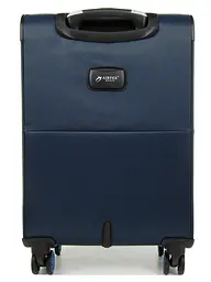 Валіза Малий 55х35х20 см 27 л тканинний Airtex 825 4 колеса Синій - мініатюра 4