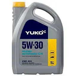 Олива моторна Yuko Super Synthetic С4 5W-30 API SN/CF 5 л (171420)