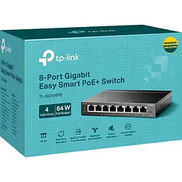 Комутатор TP-Link TL-SG108PE [165716] - мініатюра 4