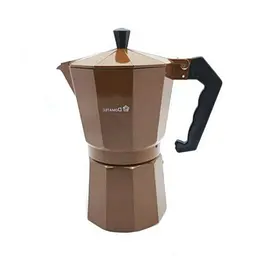 Гейзерна кавоварка Domotec DT-2709 коричнева на 9 порцій