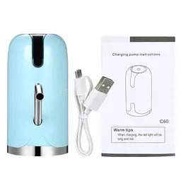 Електрична акумуляторна помпа для води Charging Pump C60 Блакитна
