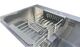 Кухонна мийка Romzha Arta Nova U-600 RO43488, Нержавіюча сталь - мініатюра 8