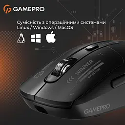 Миша GamePro Genesis Winner Black (GM079B) - мініатюра 6
