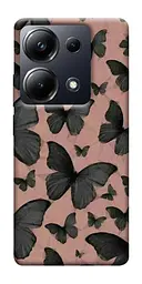 Чохол Demsky Пурхаючі метелики для Xiaomi Redmi 13 4G/Poco M6 4G