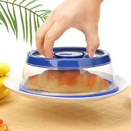 Вакуумна багаторазова кришка для продуктів Vacuum Food Sealer 19 см, A-plus Синій 85747 - мініатюра 2