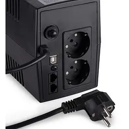 Пристрій безперебійного живлення Vinga LCD 800VA plastic case with USB (VPC-800PU) - мініатюра 10