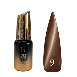 Гель-лак для нігтів Steffani Cat Eye MYSTIC, 9 мл , 09 Коричневий