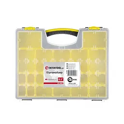 Органайзер коробка з ручкою пластикова 16.5" 420x335x62 мм INTERTOOL BX-4009
