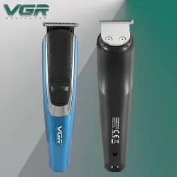 Професійний триммер Vgr 5 в 1  для бороди,  стрижки волосся, електробритва,  для носа і тіла, синій  чорним - мініатюра 6