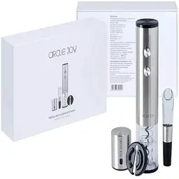 Набір для вина Circle Joy CJ-TZ02 - Decanter Aerator + Wine Stopper + Bottle Opener - мініатюра 5