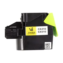 Картридж PowerPlant Lexmark CX410de YL (CX410/CX510) чип (PP-TFL288Y)