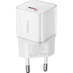 Мережевий зарядний пристрій Baseus GaN5S Fast Charger 20W White (P10162503213-00) [105950] - мініатюра 3