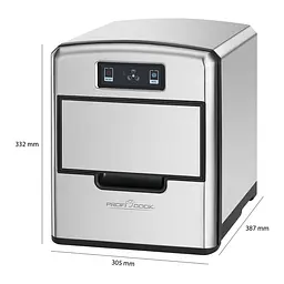 Апарат для приготування льоду Profi Cook PC-EWB 1187 (Льодогенератор) - мініатюра 4