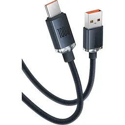 Кабель Baseus Crystal Shine Series USB-A to Type-C 100W 1.2m Black (CAJY000401) [169549] - мініатюра 2
