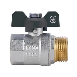 Кран кульовий SD Plus 3/4" ВЗ для води (метелик) SD607W20 - мініатюра 3