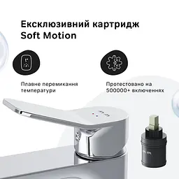 Змішувач для умивальника Am.Pm X-Joy F85A02100 Хром - мініатюра 4