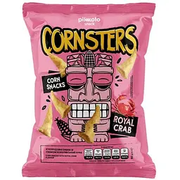 Снеки Cornsters кукурудзяні зі смаком королівський краб 60 г