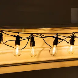 Ретро-гірлянда вулична 10 LED довжина 5 метрів, теплий білий GarlandoPro S14Y - мініатюра 28