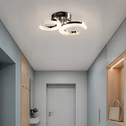 Стельова світлодіодна люстра Splendid Ray L1654/2 LED (CH), хром, 32 Вт, від 4-8 м²