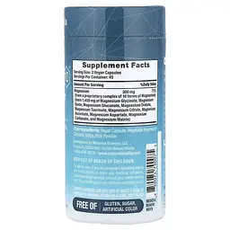 Комплекс магнію Natural Vitality CALM MaxCalm10 300 мг 90 веганських капсул - мініатюра 2