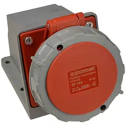 Розетка стаціонарна АСКО серії UСombi 5P 16A IP 67