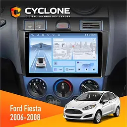 Штатна магнітола Ford Fiesta 2006-2008 Cyclone C9-012 4x64, DSP, 4G Cyclone (НФ-00007845)