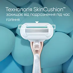 Станок для гоління Gillette Venus Extra Smooth Sensitive rosegold зі змінним картриджем - мініатюра 4