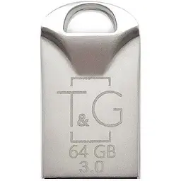Флеш накопичувач USB 64Gb T&G Metal TG106 сріблястий USB 3.0 (TG106-64G3)