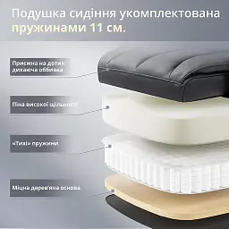 Офісне крісло GT Racer сіре (B-2511 Fabric Gray) - мініатюра 7