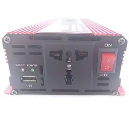 Інвертор Solar Smart King Power 2000W 008 12V-220V, 1 розетка, 1 USB, екран (11035) - мініатюра 3