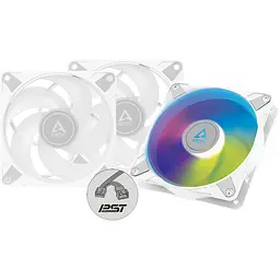 Кулер к корпусу ARCTIC P12 PWM PST A-RGB 3 шт Білий - мініатюра 2