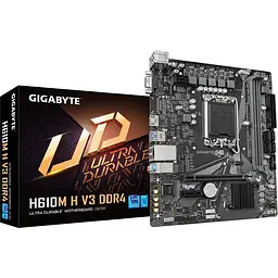 Материнська плата Gigabyte H610M H V3 DDR4 (s1700 H610 2xDDR4, HDMI, VGA, 4x SATA, M.2, mATX) - мініатюра 5