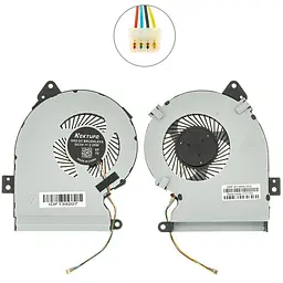 Вентилятор для ноутбука ASUS VivoBook Max X541SA X541UA F541UA R541SA series (13NB0CG0T01011 DFS2004057S0T) (Кулер)