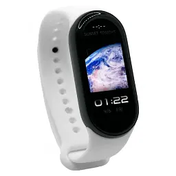 Силіконовий ремінець BeCover для Xiaomi Mi Smart Band 9 White (711956) - мініатюра 1