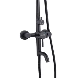 Душова система Kroner KRP Edelstahl Klassisch - SCH063 CV025650, Чорний матовий - мініатюра 2