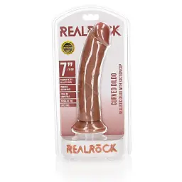 Фалоімітатор RealRock Realistic 7" 18 см (бежевий) - мініатюра 6