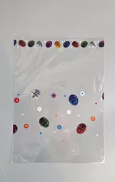 Пакет великодній для пакування паски 25×35 см «Візерунок крашанок» пакувальний пакет для великодніх подарунків, 100 штук