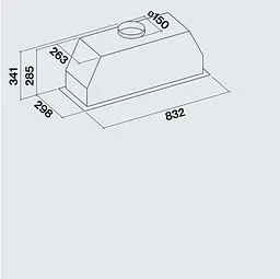 Витяжка Falmec Gruppo Incasso No-Drop Plus 90 St. Steel - мініатюра 3