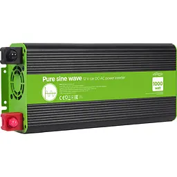 Інвертор EnerGenie 12V/230V 1000W (2000W peak power) чиста синусоїда (EG-PWC-PS1000-01 1000 Вт (EG-PWC-PS1000-01) - мініатюра 2