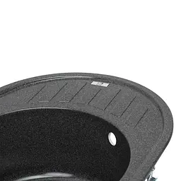 Кухонна мийка Lidz 620x500/200 GRF-13 (LIDZGRF13620500200), Графіт - мініатюра 5