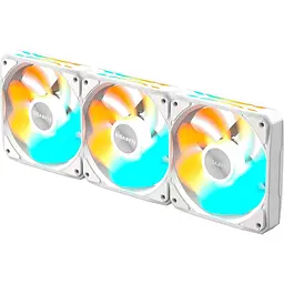 Комплект вентиляторів Gigabyte EZ CHAIN RVS FAN 120 3-Pack White (GP-GBT EZRVSFAN1203 ICE) - мініатюра 2