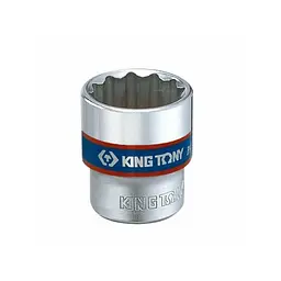 Головка торцева хромована 3/8" KING TONY, 21 мм (6 гран.)