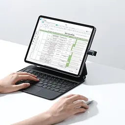Адаптер Baseus Ingenuity Series Mini OTG Adaptor Type-C to USB-A 3.1 ZJJQ000003 синій - мініатюра 5