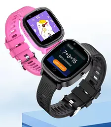 Розумний дитячий смарт-годинник Lemfo S52 з GPS трекером, SIM-картою, відеодзвінком, камерою та кнопкою SOS Чорний - мініатюра 9