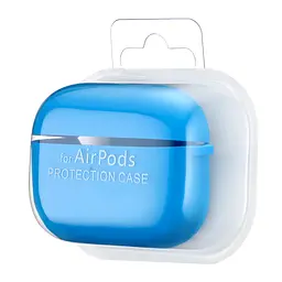 Чохол Silicone Case 2,5mm with microfiber for AirPods Pro Wave синій - мініатюра 2